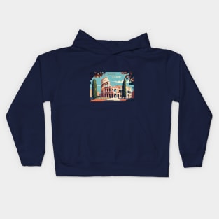 Coliseum, Rome, Italy Kids Hoodie